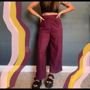 Vintage high waisted party pants!